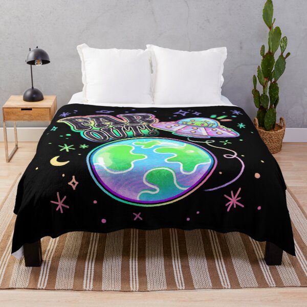 Item preview, Far Out Y2K Space Alien Slogan designed and sold by EmiBeeBuzz.