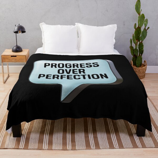 Item preview, Progress Over Perfection - Inspirational Quote for Growth and Success designed and sold by Sahil Randhawa.