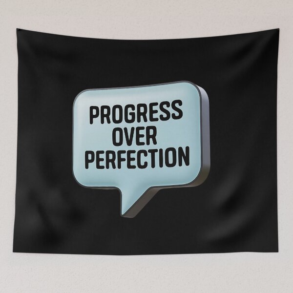 Item preview, Progress Over Perfection - Inspirational Quote for Growth and Success designed and sold by Sahil Randhawa.