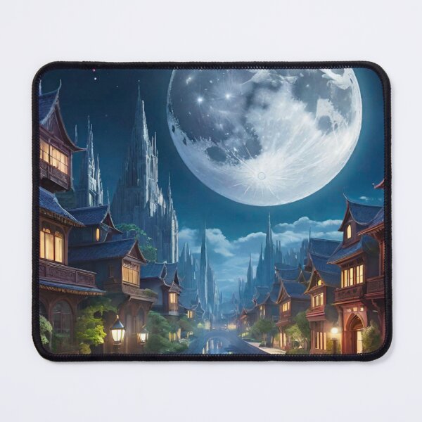 Item preview, Stunning Night Sky and Moonscape Design designed and sold by GrizzlyCollective.