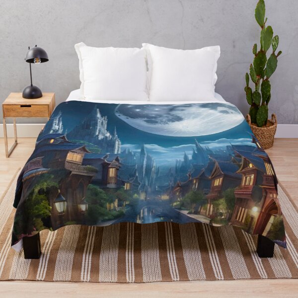 Item preview, Stunning Night Sky and Moonscape Design designed and sold by GrizzlyCollective.