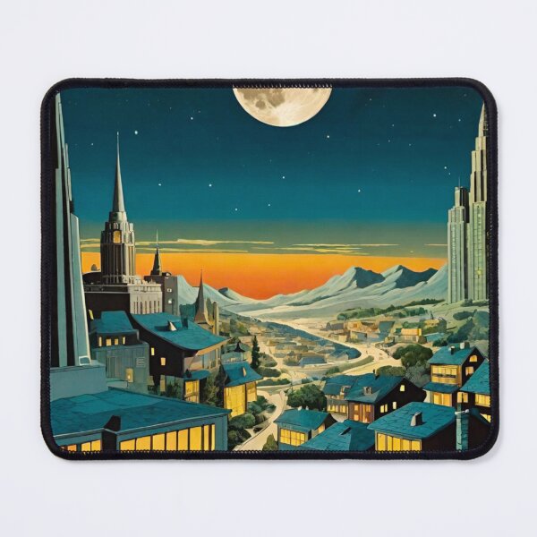 Item preview, Bright Moon in a Starry Night Sky designed and sold by GrizzlyCollective.