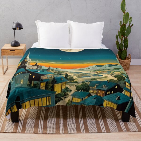 Item preview, Bright Moon in a Starry Night Sky designed and sold by GrizzlyCollective.