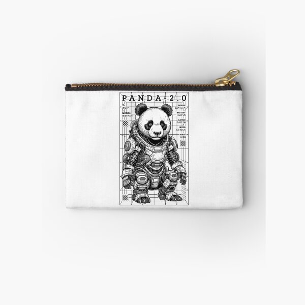Item preview, Panda Gamer Cyberpunk Funny Animal Bear Robot Cyber Gaming designed and sold by GrandeDuc.