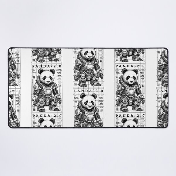 Item preview, Panda Gamer Cyberpunk Funny Animal Bear Robot Cyber Gaming designed and sold by GrandeDuc.