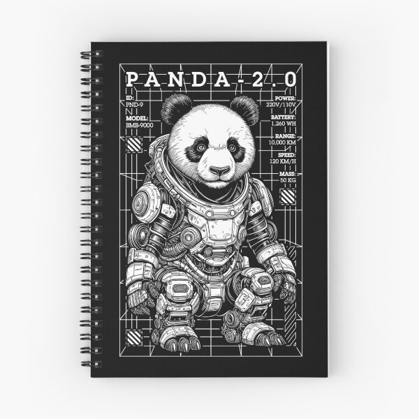 Item preview, Panda Gamer Cyberpunk Funny Animal Bear Robot Cyber Gaming designed and sold by GrandeDuc.