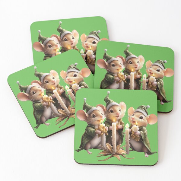 Item preview, Christmas Mice Caroling designed and sold by silp159.