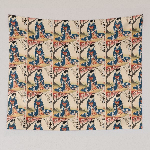 Item preview, Neko Harmony: Retro Japanese Cat Delight for Feline Aficionados designed and sold by Catophile.