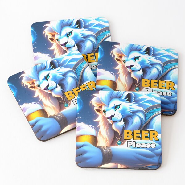 Item preview, Lion 10 - Beer Please designed and sold by thejungleheroes.