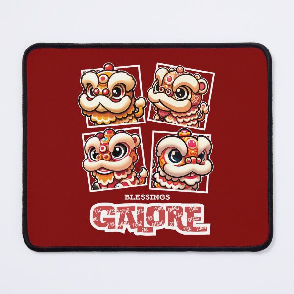 Item preview, Cute Kawaii Baby Chinese New Year Lion Dance - Blessing Galore designed and sold by The magic Yellow bus.