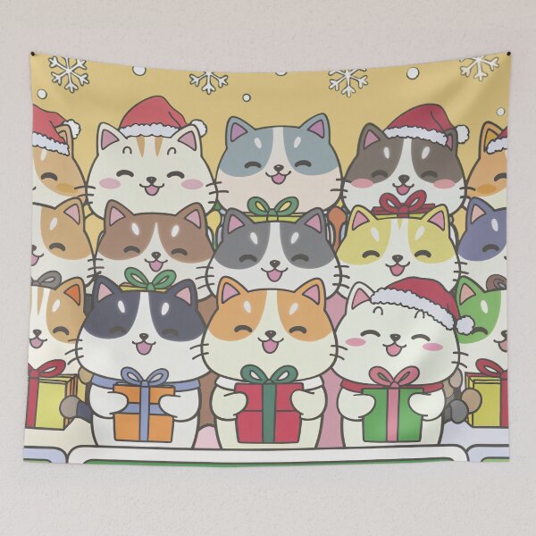 Item preview, Cats Christmas designed and sold by KiraChie.