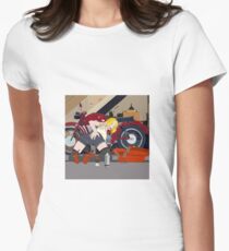 Garage girl Women's Fitted T-Shirt