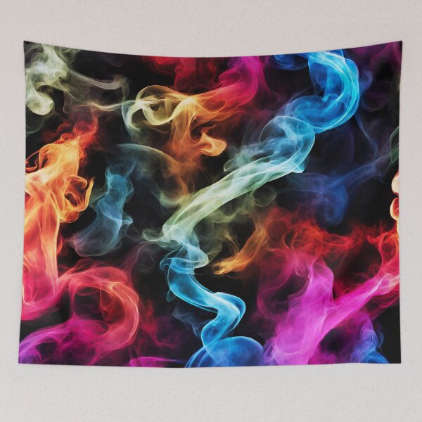 Item preview, Radiant Colorful Smoke Textile Patterns 4 designed and sold by Tom-Johnson.