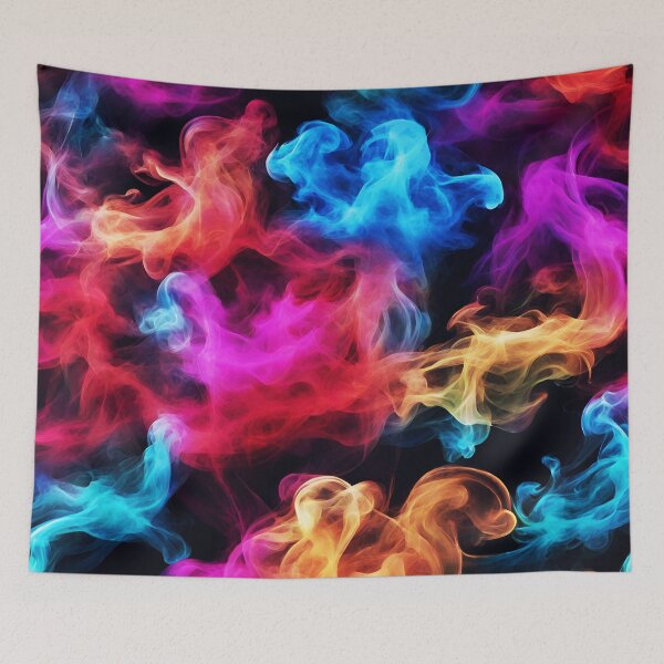 Item preview, Radiant Colorful Smoke Textile Patterns 5 designed and sold by Tom-Johnson.