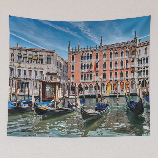 Item preview, Idyllic Venice: Gondolas on the Grand Canal designed and sold by Sigtrix.