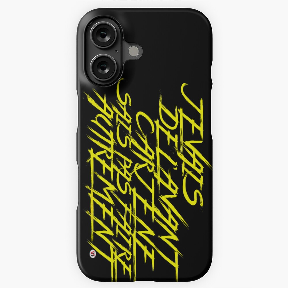 Aperçu de l'œuvre Coque rigide iPhone créée et vendue par Vinidal.
