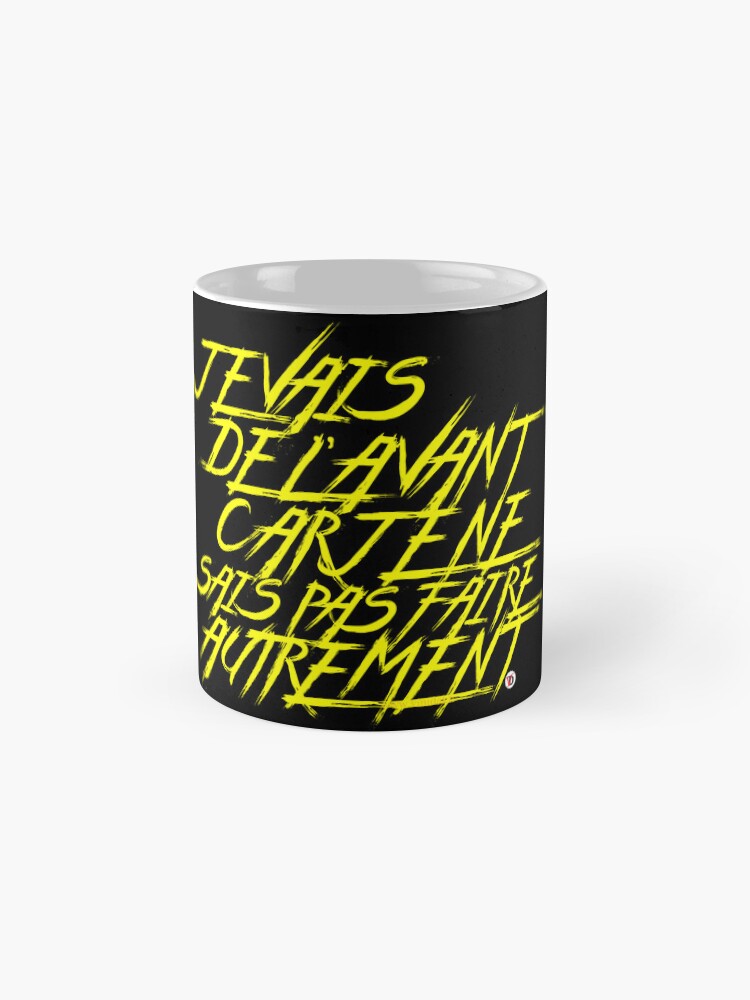 Aperçu 4 sur 6. Mug à café avec l'œuvre Aller de l'avant-2. créée et vendue par Vinidal.