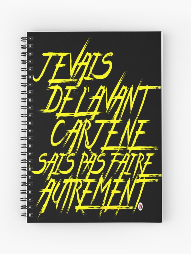 Aperçu 1 sur 3. Carnet avec l'œuvre Aller de l'avant-2. créée et vendue par Vinidal.