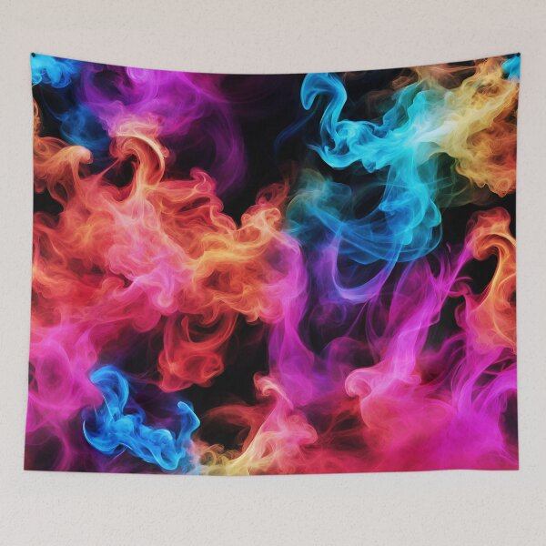 Item preview, Radiant Colorful Smoke Textile Patterns 6 designed and sold by Tom-Johnson.