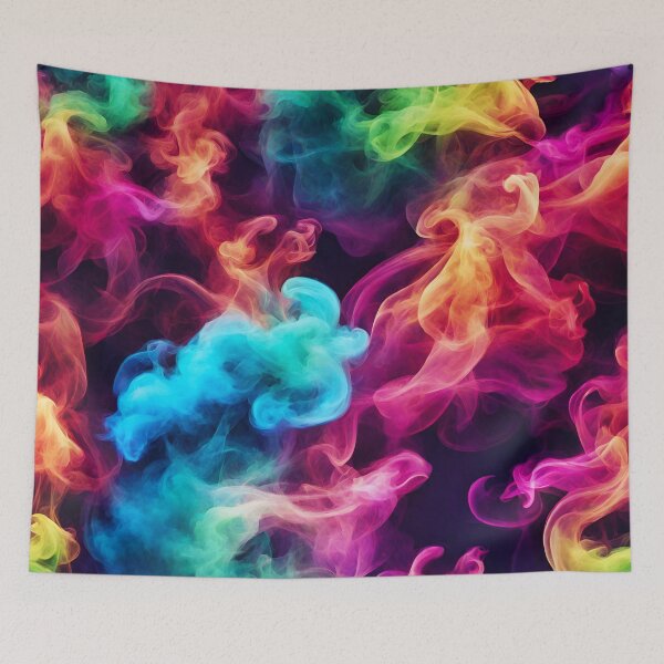 Item preview, Radiant Colorful Smoke Textile Patterns 7 designed and sold by Tom-Johnson.