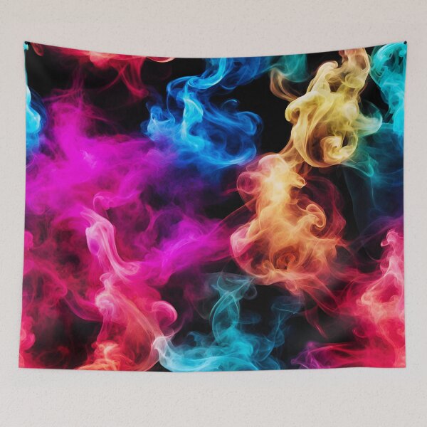 Item preview, Radiant Colorful Smoke Textile Patterns 8 designed and sold by Tom-Johnson.