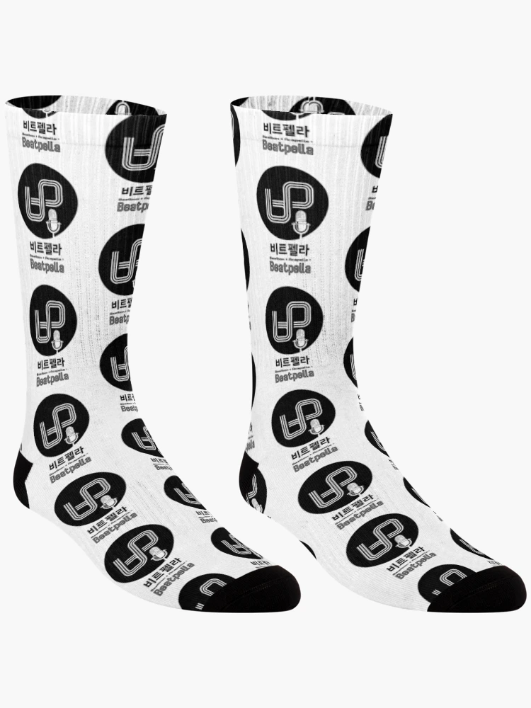 Thumbnail 3 of 5, Socks, Beatpella Wht designed and sold by HexOne.
