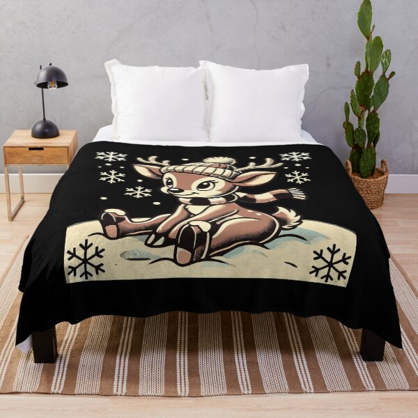 Item preview, Charming Vintage Design With Reindeer designed and sold by LuminOrb.
