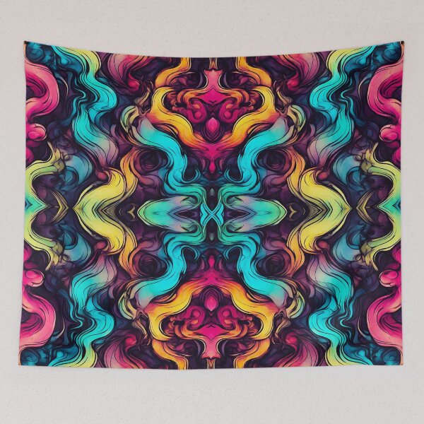 Item preview, Radiant Colorful Smoke Textile Patterns 10 designed and sold by Tom-Johnson.