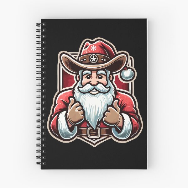 Item preview, Cowboy Weihnachtsmann Christmas Cheer designed and sold by LuminOrb.
