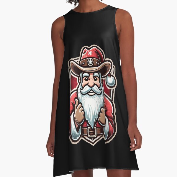 Artikel-Vorschau von Fröhlicher Cowboy Weihnachtsmann Stilvolles, designt und verkauft von LuminOrb.