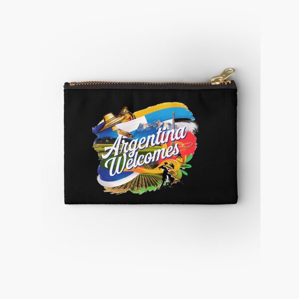 Item preview, Argentina Walcomes Flag Map designed and sold by AnimalsDH305.