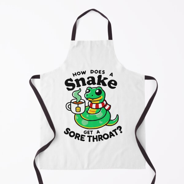 Item preview, How Does a Snake Get a Sore Throat? designed and sold by 2Blue-Dots.