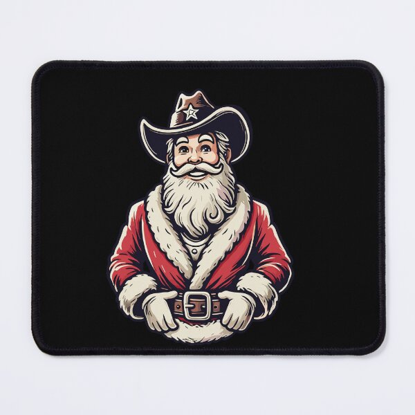 Item preview, Cowboy Weihnachtsmann Holiday Cheer designed and sold by LuminOrb.