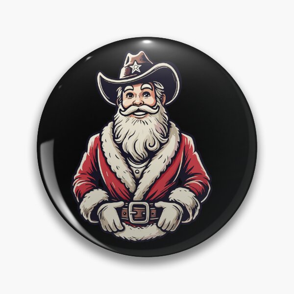 Item preview, Cowboy Weihnachtsmann Holiday Cheer designed and sold by LuminOrb.