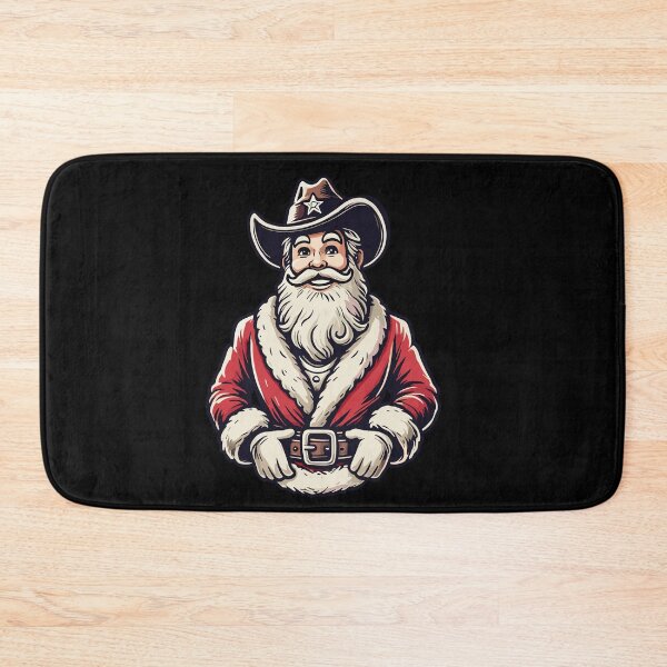 Item preview, Cowboy Weihnachtsmann Holiday Cheer designed and sold by LuminOrb.