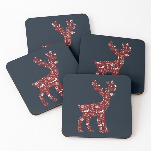 Item preview, Bookish Christmas Reindeer designed and sold by Megurix.