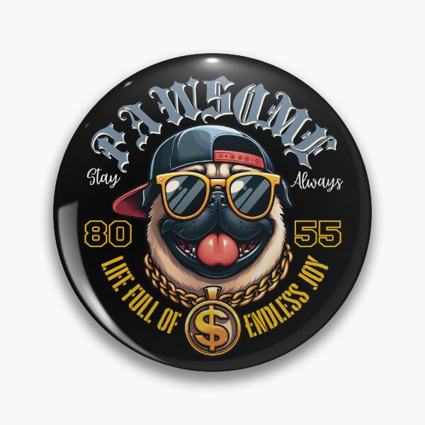 Item preview, Pawsome Pug - Life full Of Endless Joy - 8055 (BOSS) designed and sold by The magic  Yellow bus.