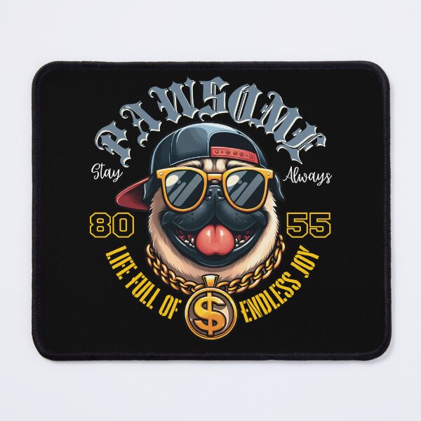Item preview, Pawsome Pug - Life full Of Endless Joy - 8055 (BOSS) designed and sold by The magic  Yellow bus.