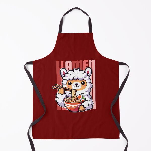Item preview, Llamen - Cute Llama eating A Bowl Of Ramen designed and sold by The magic  Yellow bus.