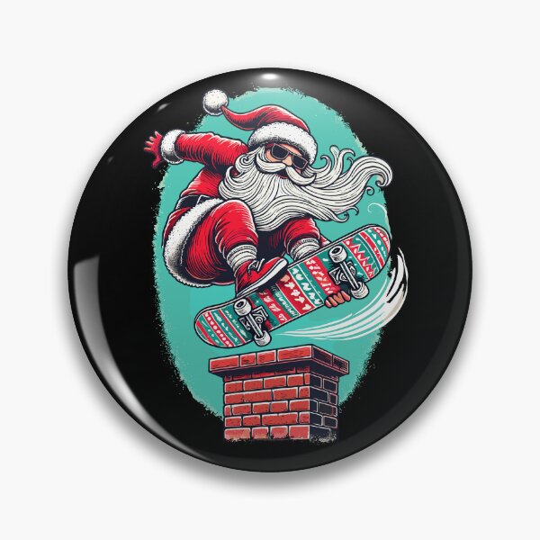 Item preview, Skateboarding Santa Weihnachten Fun designed and sold by LuminOrb.