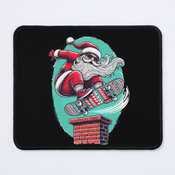 Item preview, Skateboarding Santa Weihnachten Fun designed and sold by LuminOrb.