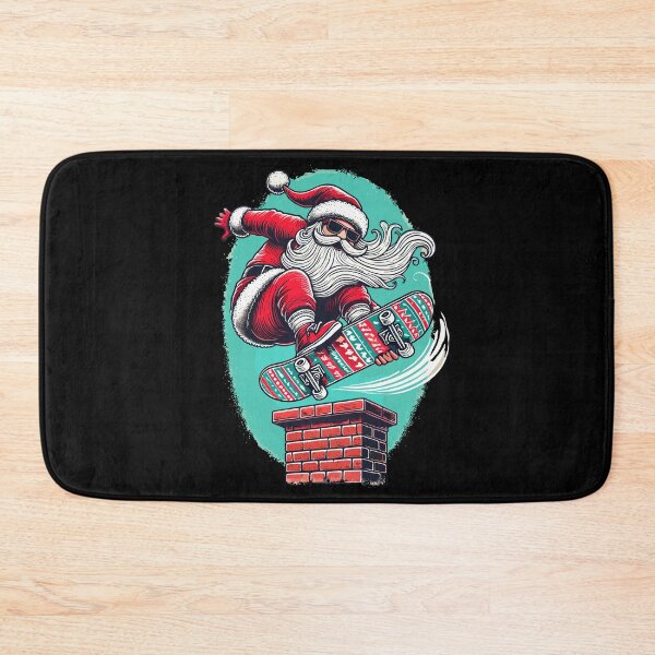Item preview, Skateboarding Santa Weihnachten Fun designed and sold by LuminOrb.