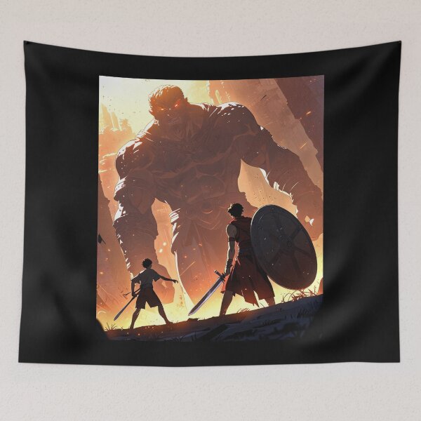 Item preview, Nephilim Giant battle against Israelites Bible Genesis 6:4 Rephaim  designed and sold by tshirtart2024.