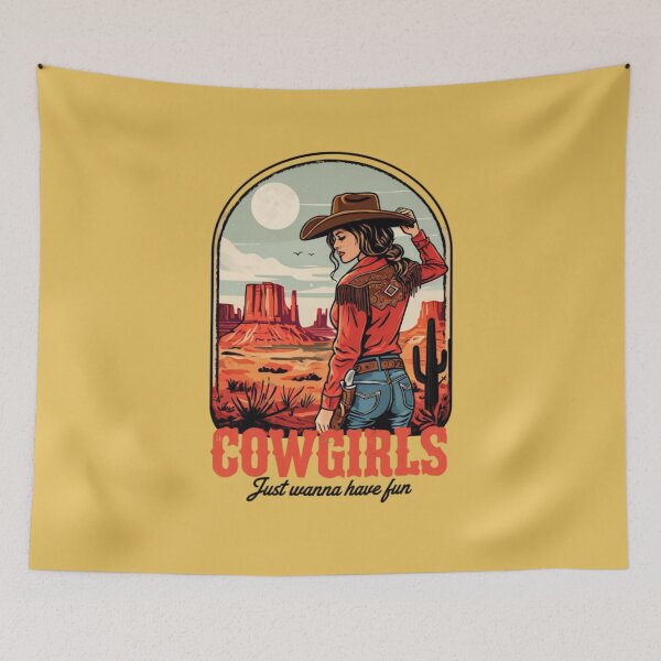 Item preview, Cowgirl In Red Shirt designed and sold by Aise06.