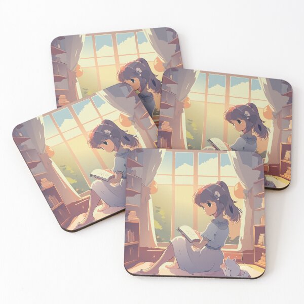Item preview, Anime Girl Studying designed and sold by Dream-1551.
