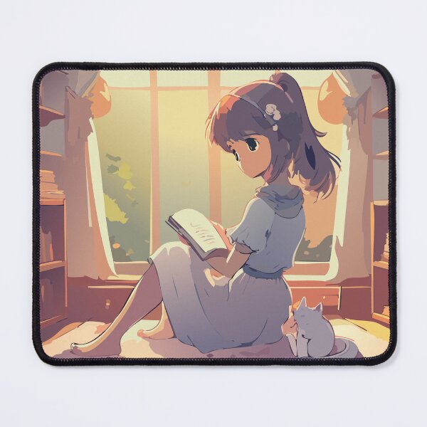 Item preview, Anime Girl Studying designed and sold by Dream-1551.