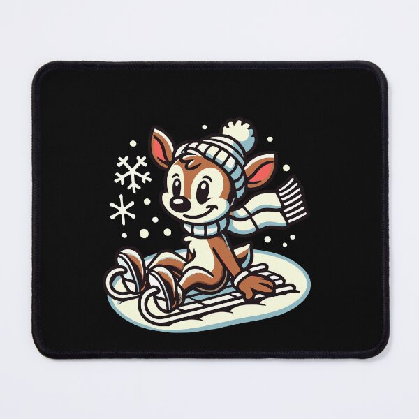 Item preview, Vintage Weihnachten Rentier Mit Wollmütze Retro designed and sold by LuminOrb.