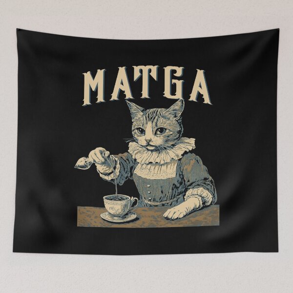 Item preview, MATGA Make Aqua Tofana Great Again Vintage Cat Design  designed and sold by trendyzcom.