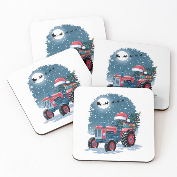 Item preview, Christmas Tractor with Gifts designed and sold by REAL IRISH GIFTS.