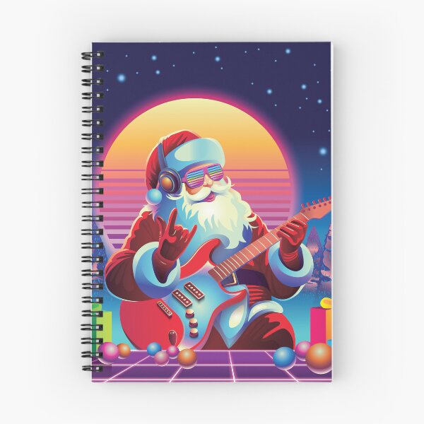 Artikelvorschau, Santa Synthwave in Weihnachten_Nr.1_1 entworfen und verkauft von RelaxWild.